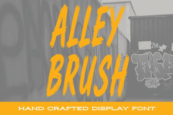 Alley Brush Font for Bold Digital Branding