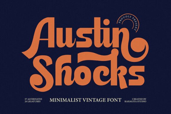Austin Shocks: The Vintage Display Font for Bold Campaigns