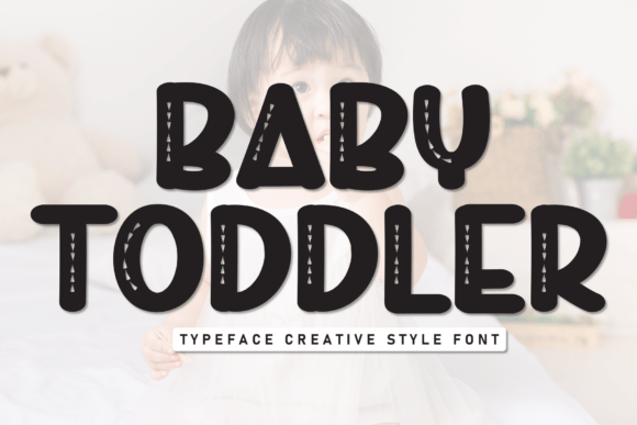 Baby Toddler Handwritten Display Font