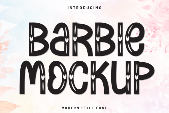 Barbie Mockup: A Sweet Handwritten Typeface for Editorial Design