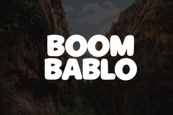 Boom Bablo: A Modern Typeface for Elegant Editorial Design