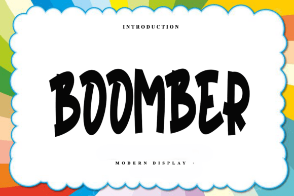 Boomber Font Review: A Bold Display Typeface for Energetic Branding