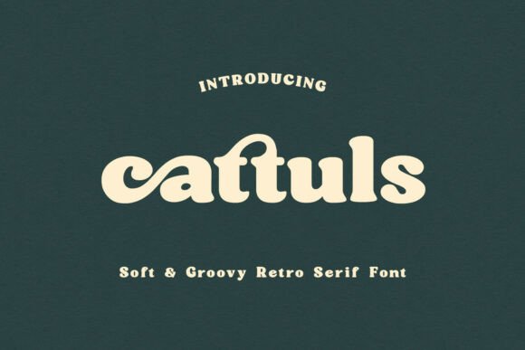 Cattuls Font for Retro Web Design Projects