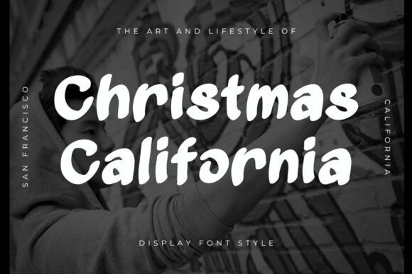 Christmas California: The Bold Display Font for Festive Branding