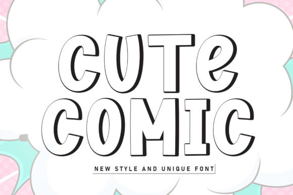 Cute Comic Display Font for Web Design