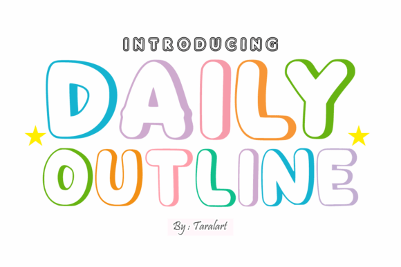 Daily Outline: A Fun Display Font for Bold Business Branding