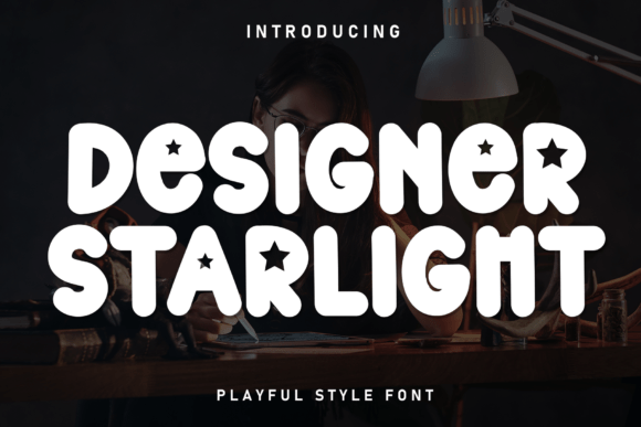 Designer Starlight: A Handwritten Display Font for Enchanting Branding