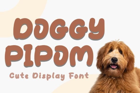 Doggy Pipom: A Playful Display Font for Creative Campaigns