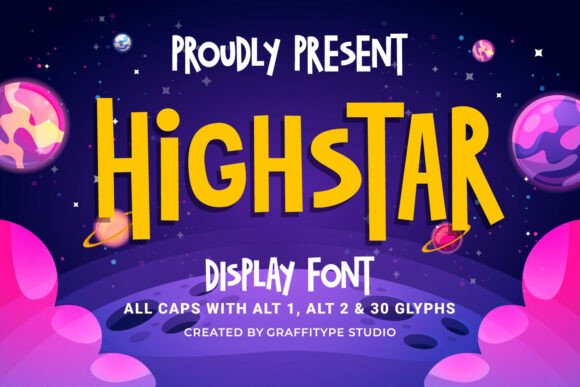 High Star: The All-Caps Display Typeface for Bold Campaigns
