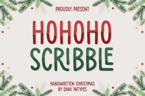 Hohoho Scribble: The Perfect Handwritten Christmas Font for Holiday Branding