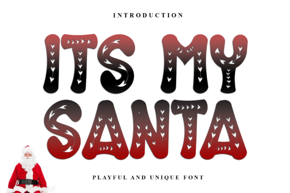 Its My Santa: A Festive Font for Holiday Crafts and More