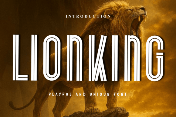 Lionking Font for Festive Branding and Holiday Designs