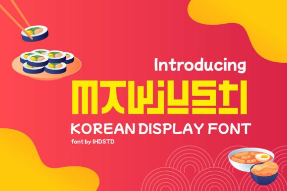 Mawjusti: A Playful Korean-Style Font for Modern Branding