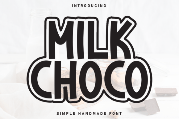 Milk Choco Display Font for Modern Branding and Visual Appeal