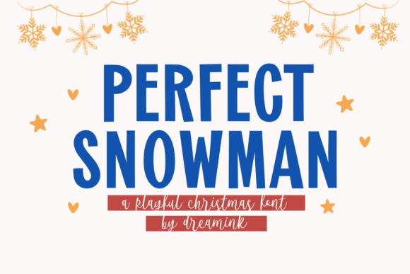 Perfect Snowman: The Winter Display Font for Festive Web Design