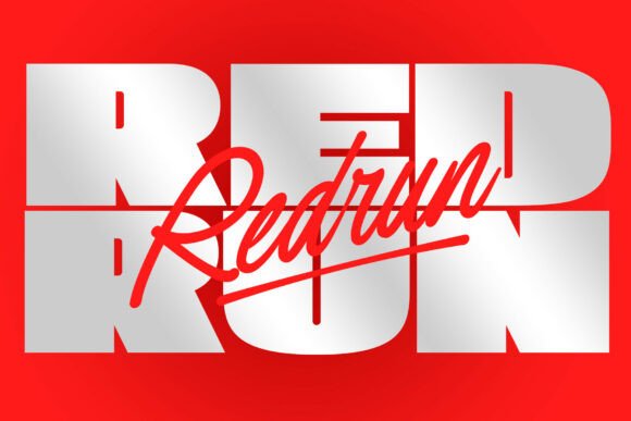 Redrun: The Bold Display Typeface for Modern Branding