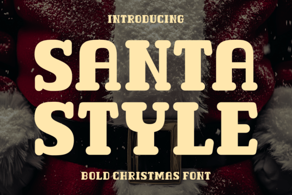 Santa Style: A Bold Holiday Display Font for Web Design