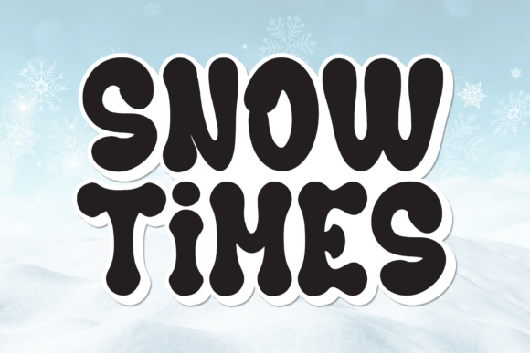 Snow Times: A Playful Display Font for Modern Web Design