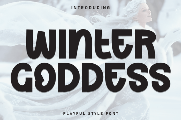Winter Goddess: A Playful Display Font for Handmade Brands