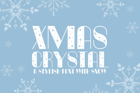 Xmas Crystal: The Festive Display Font for Holiday Branding